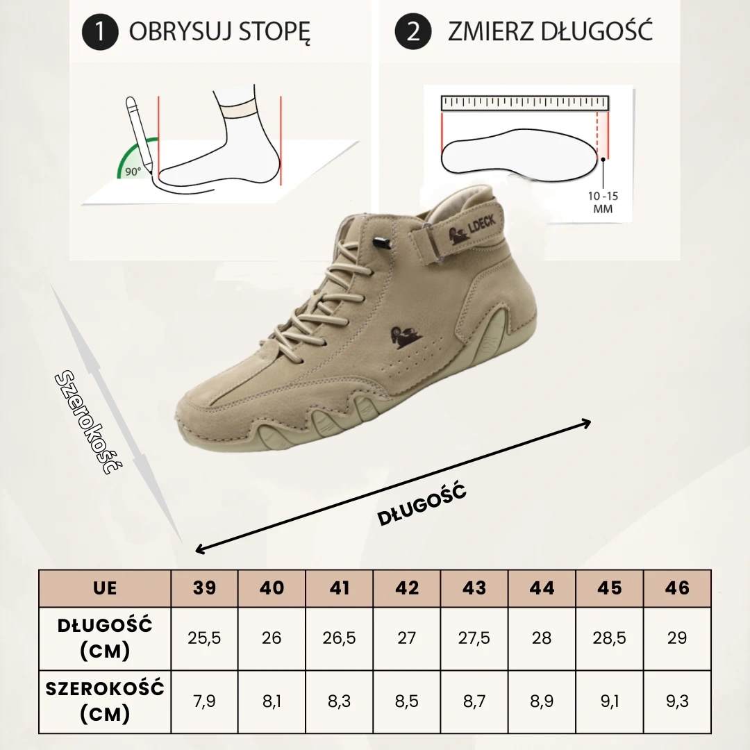 (🔥60% zniżki dzisiaj - nie przegap!)LULUMALASS®-Męskie skórzane buty ortopedyczne ✅ koniec bólu stóp, wygoda na cały dzień!