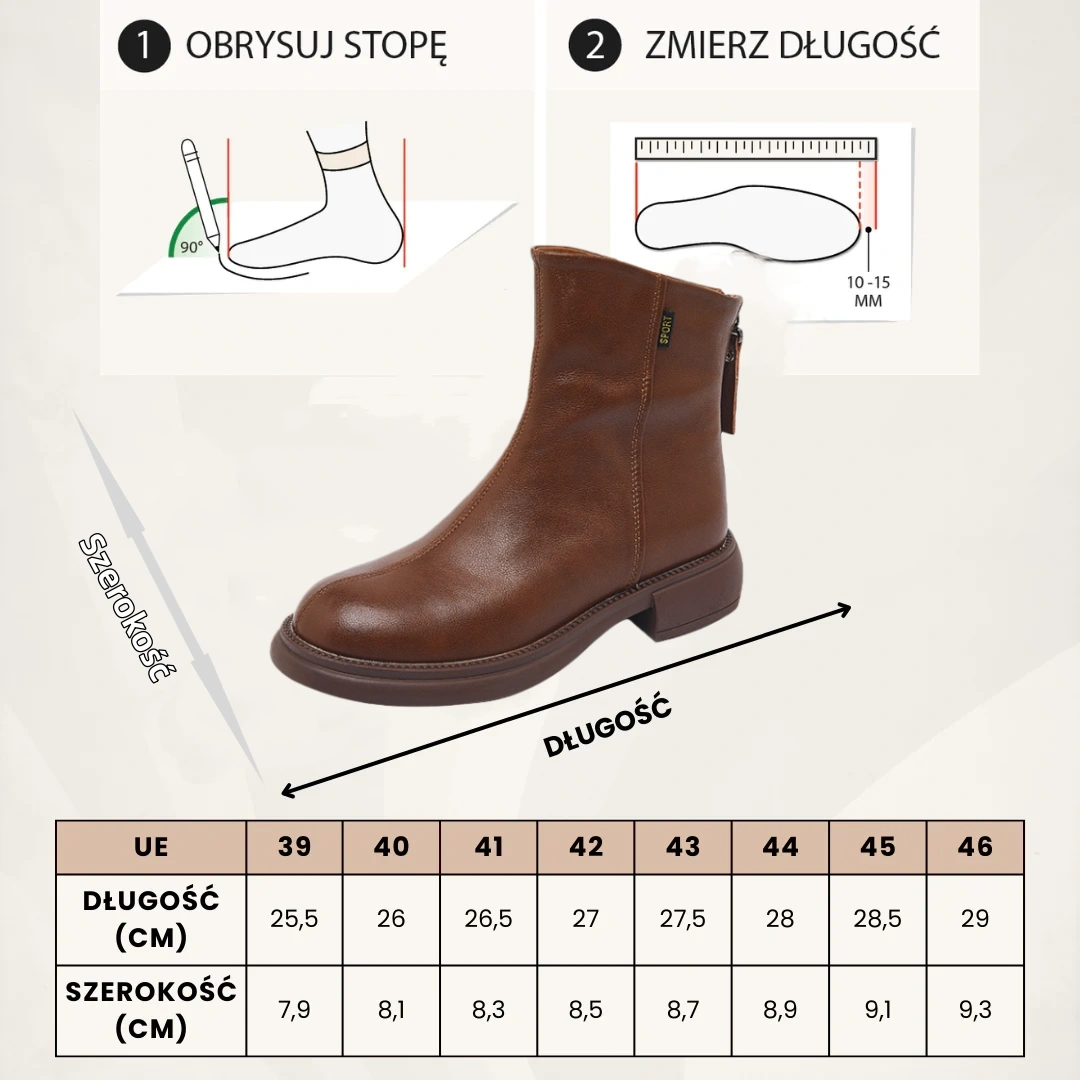 (🔥60% zniżki dzisiaj - nie przegap!)⏰ - Miękkie, wygodne i ciepłe skórzane buty w stylu vintage ✅ (z podparciem łuku stopy - aby złagodzić dyskomfort)