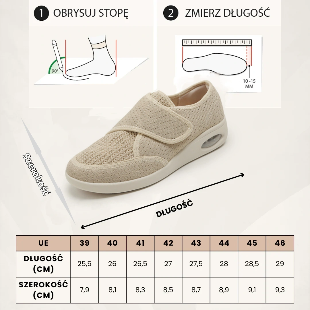 (🔥60% zniżki dzisiaj - nie przegap!) LULUMALASS® - Damskie buty ortopedyczne z amortyzacją ✅ Pożegnaj ból stóp i ciesz się całodziennym komfortem!