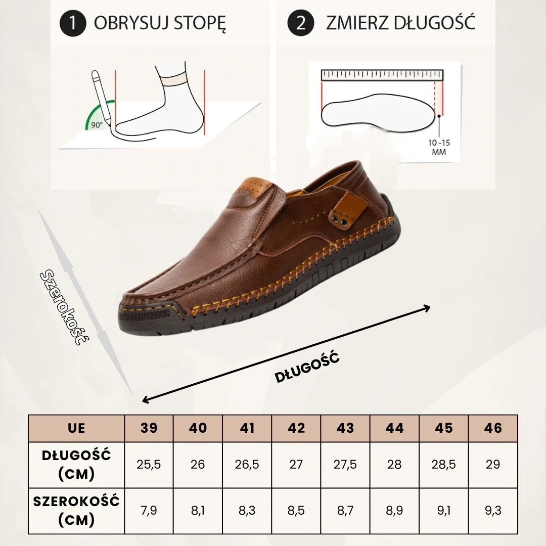 (🔥60% zniżki dzisiaj - nie przegap!)LULUMALASS®-Męskie skórzane buty ortopedyczne ✅ koniec bólu stóp, wygoda na cały dzień!