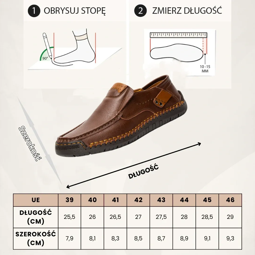 (🔥60% zniżki dzisiaj - nie przegap!)LULUMALASS®-Męskie skórzane buty ortopedyczne ✅ koniec bólu stóp, wygoda na cały dzień!