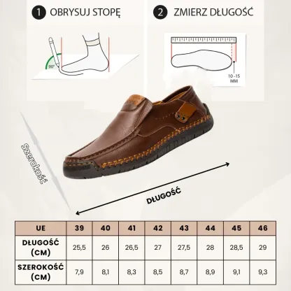 (🔥60% zniżki dzisiaj - nie przegap!)LULUMALASS®-Męskie skórzane buty ortopedyczne ✅ koniec bólu stóp, wygoda na cały dzień!