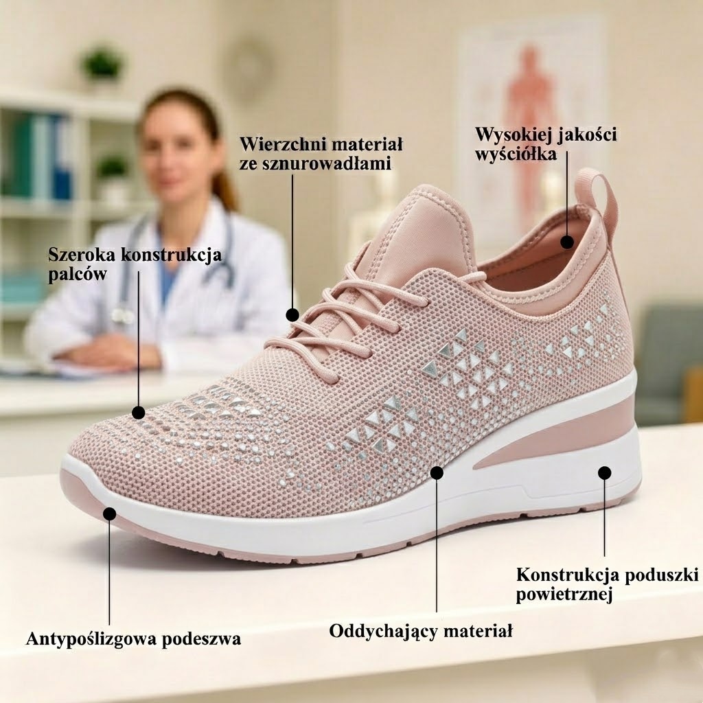 (🔥60% zniżki dzisiaj - nie przegap!) LULUMALASS® - Damskie buty ortopedyczne z amortyzacją ✅ Pożegnaj ból stóp i ciesz się całodziennym komfortem!