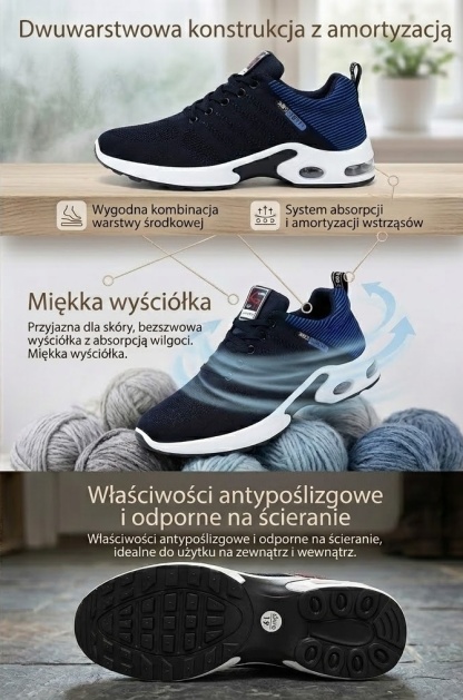 (🔥60% zniżki dzisiaj - nie przegap!) LULUMALASS® - Męskie buty ortopedyczne z amortyzacją ✅ Pożegnaj ból stóp i ciesz się całodziennym komfortem!