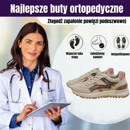 (🔥60% zniżki dzisiaj - nie przegap!) ⏰Ergonomiczna konstrukcja - miękkie i wygodne damskie ortopedyczne buty sportowe (wsparcie łuku stopy, łagodzenie dyskomfortu)