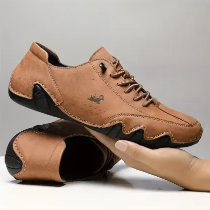 [60% de descuento por tiempo limitado, no te lo pierdas] Zapatos de cuero italianos elegantes y cómodos hechos a mano (soporte de arco, caminata más fácil)