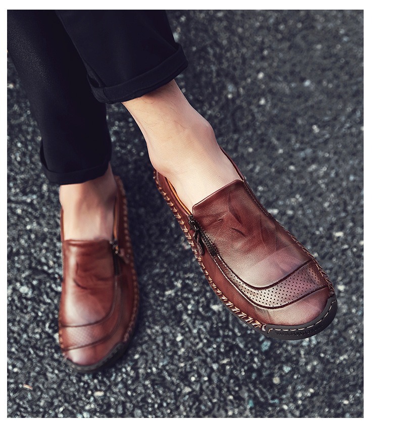 [Ograniczona czasowo: 60% zniżki, nie przegap] Stylowe, miękkie i wygodne włoskie skórzane buty ✅ Wsparcie łuku stopy ułatwia chodzenie