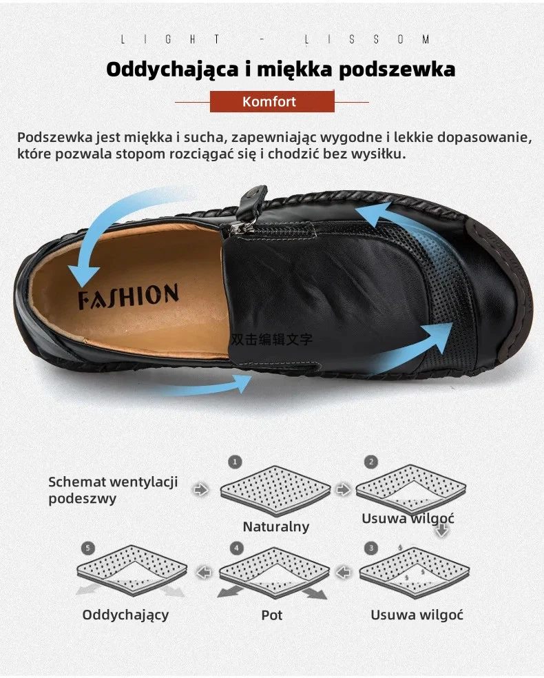 [Ograniczona czasowo: 60% zniżki, nie przegap] Stylowe, miękkie i wygodne włoskie skórzane buty ✅ Wsparcie łuku stopy ułatwia chodzenie