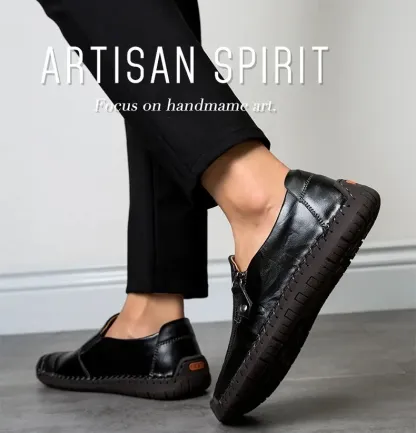 [Ograniczona czasowo: 60% zniżki, nie przegap] Stylowe, miękkie i wygodne włoskie skórzane buty ✅ Wsparcie łuku stopy ułatwia chodzenie