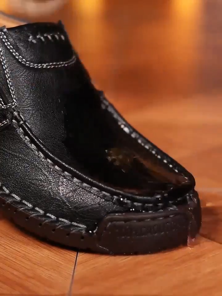 【🎉Ograniczona czasowo wyprzedaż - 60% zniżki, tylko dziś - nie przegap tego】 - Męskie buty ortopedyczne wykonane z australijskiej skóry cielęcej 👞Wygodne chodzenie i ulga w bólu✅