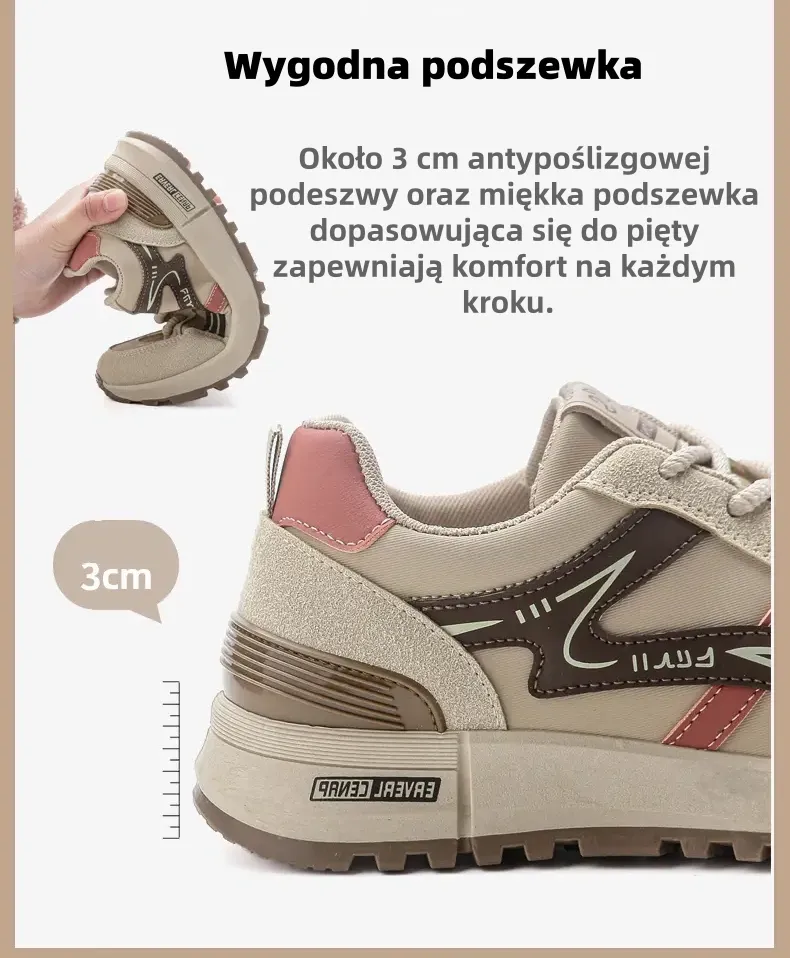 (🔥60% zniżki dzisiaj - nie przegap!) ⏰Ergonomiczna konstrukcja - miękkie i wygodne damskie ortopedyczne buty sportowe (wsparcie łuku stopy, łagodzenie dyskomfortu)