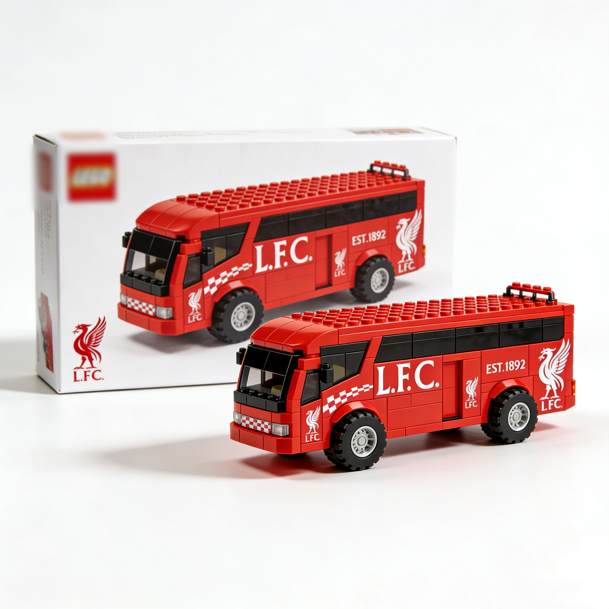 🚌 Football Stadium Bus Brick Set (Limited Edition)