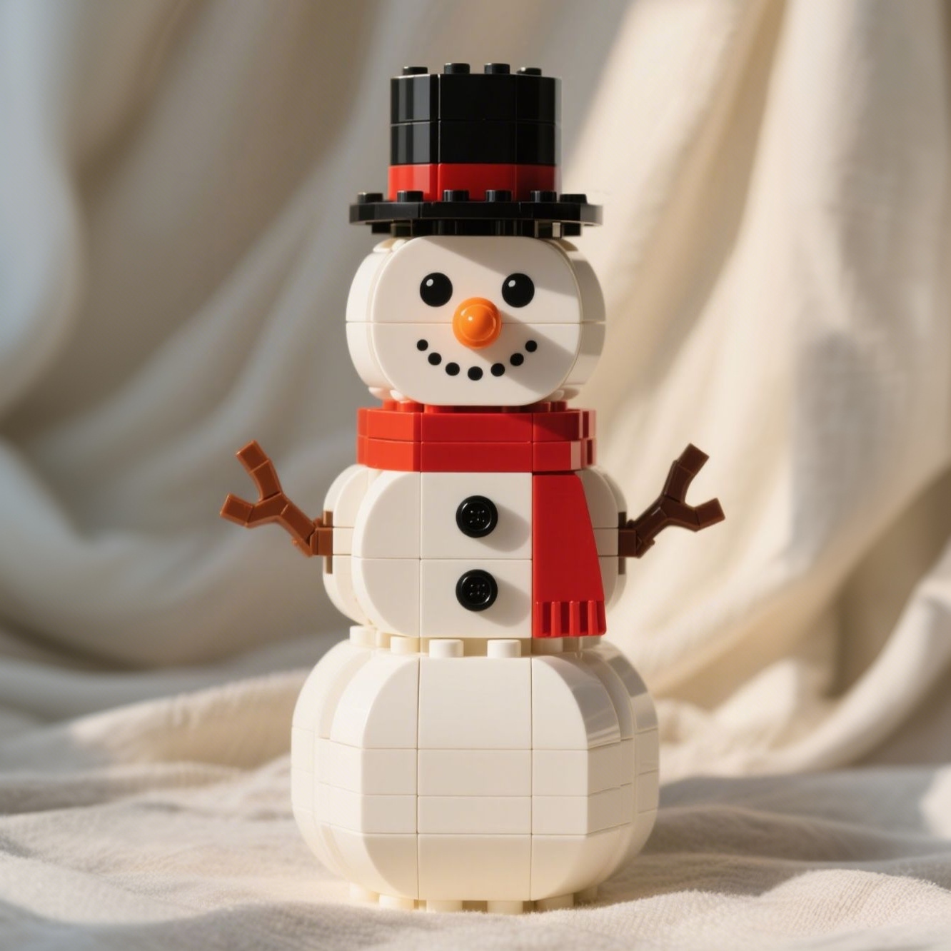 Brixzo™ Snowman Building Blocks – 2025 Christmas Edition