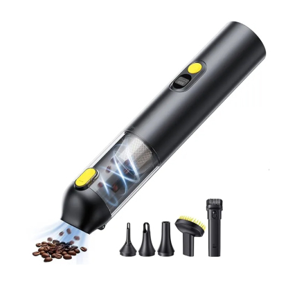 Akku-Autostaubsauger mit hoher Leistung 14000 Pa, Handstaubsauger mit Blas- & Saugfunktion 2 IN 1, 30 Min Laufzeit, USB-C Ladung, Kleiner Staubsauger Handlich für Auto, Haus, Haustiere, Büro