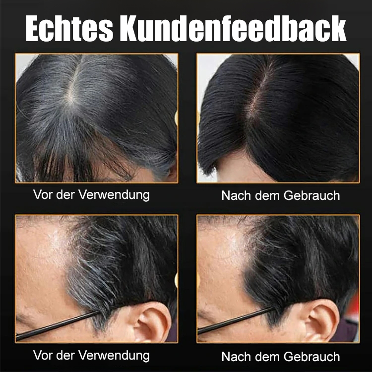 "Natürliche Pflanzenformel, 0 chemische Inhaltsstoffe, in 3 Sekunden färben. Regen oder Schweiß? Keine Farbverluste! 🌿💧🎨"