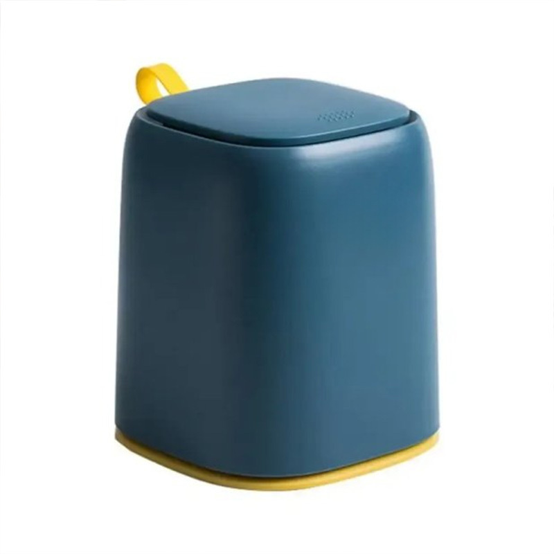 Creative Mini Small Waste Bin Desktop Garbage Basket Home Table Plastic Office Supplies Trash Can Dustbin Sundries Barrel Box