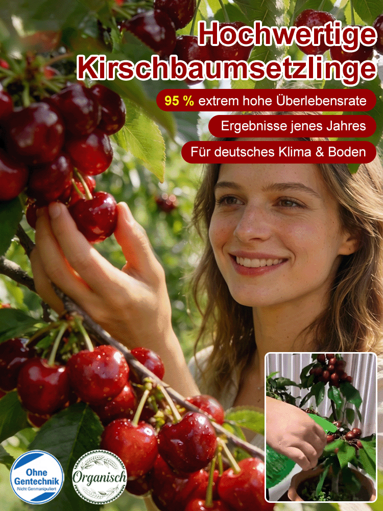 🍒 Bio-Kirschbaum | Ernte schon im ersten Jahr ✅
