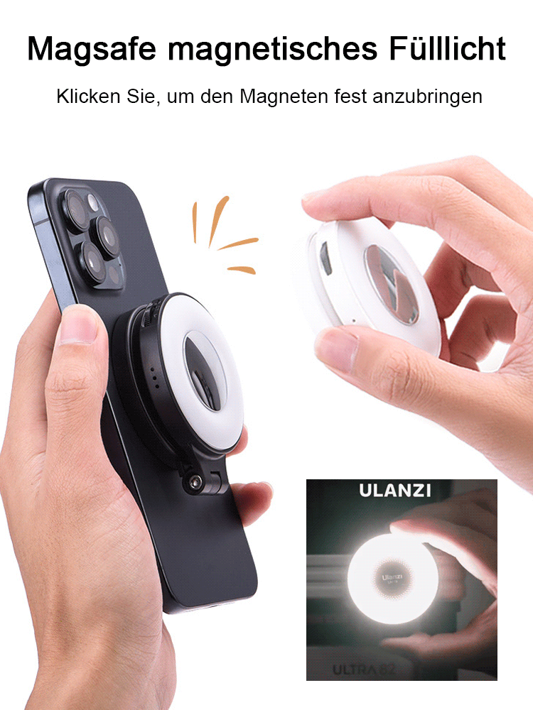 Mit einer langen Akkulaufzeit von 120 Tagen sorgt das Beauty-Fülllicht dafür, dass Sie immer gut aussehen