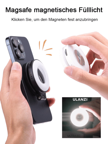 Mit einer langen Akkulaufzeit von 120 Tagen sorgt das Beauty-Fülllicht dafür, dass Sie immer gut aussehen