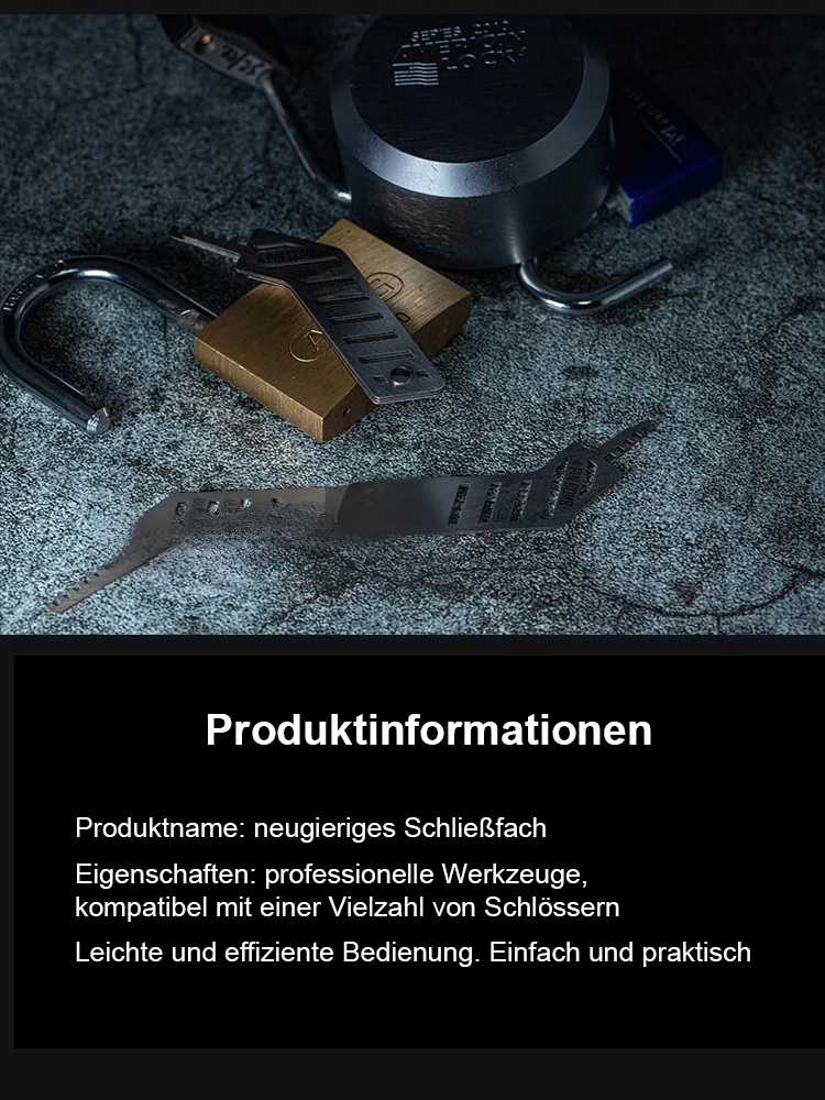 【Hauptschlüssel】Öffnen Sie problemlos jedes Schloss, bundesstaatliche Sicherheitszertifizierung für Schlösser, Einzelpersonen können kaufen