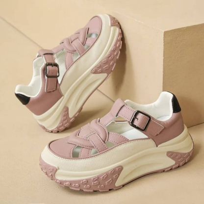 Hochwertige, modische Sandalen, die die Körpergröße erhöhen, weiche und bequeme Sohlen, Obermaterial aus italienischem Kalbsleder, rutschfest und langlebig