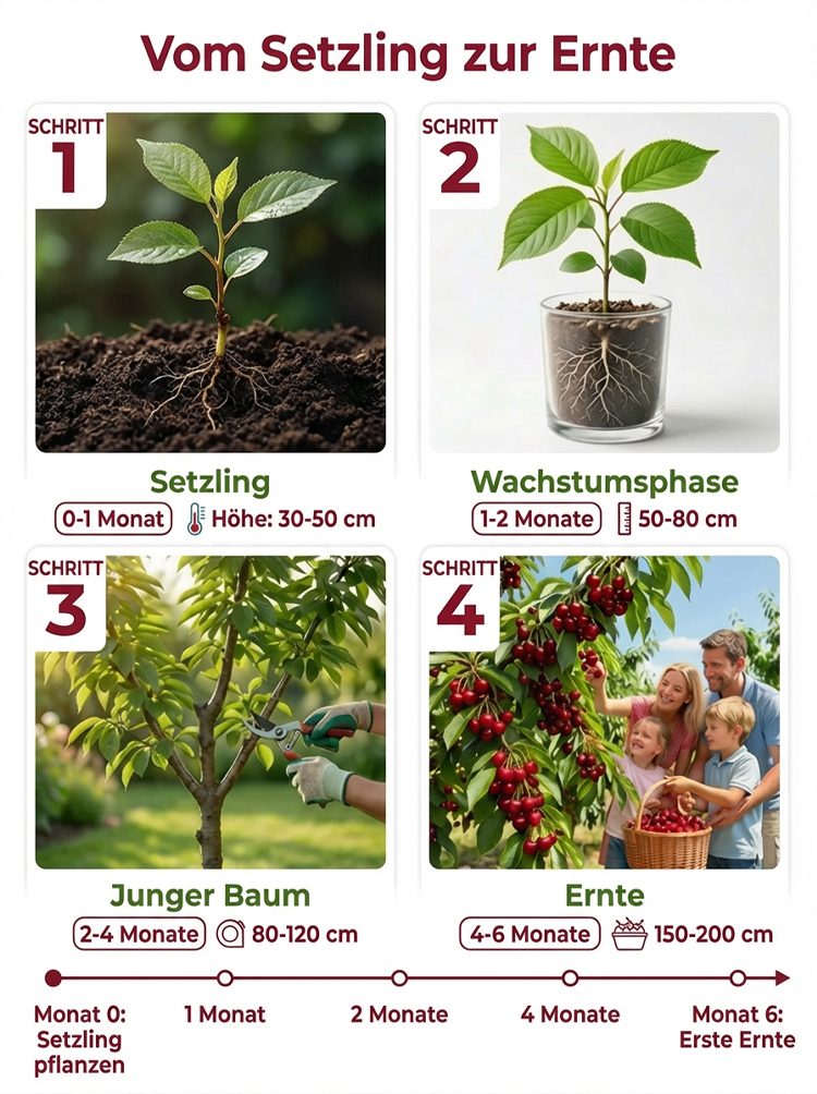 🍒 Bio-Kirschbaum | Ernte schon im ersten Jahr ✅