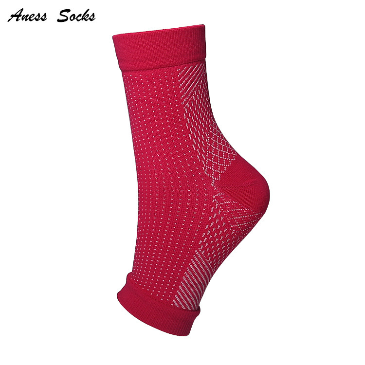 Knöchelhohe Korrektursocken für Krampfadern mit Kupferfaser
