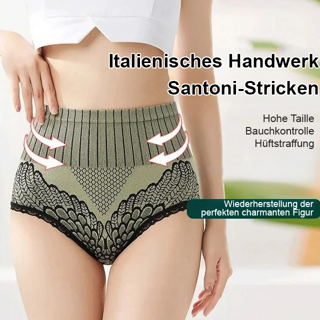 Damen High-Waist Butt Lifting Unterhose mit Engelsflügel