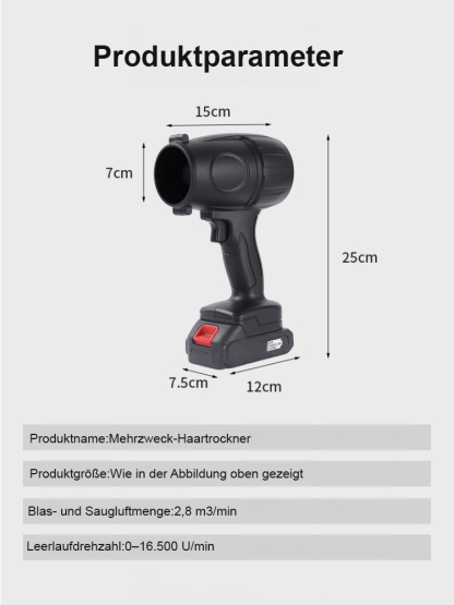 【Autowäsche, Schneeräumung, Staubsaugen】Schneeräummonster, 1700G Schubkraft, deutsche multifunktionale thermische Schneefräse