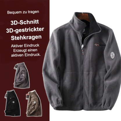 Diese wendbare Fleecejacke einer hochwertigen norwegischen Outdoor-Marke ist leichter als eine Daunenjacke und wärmer als eine normale Jacke.