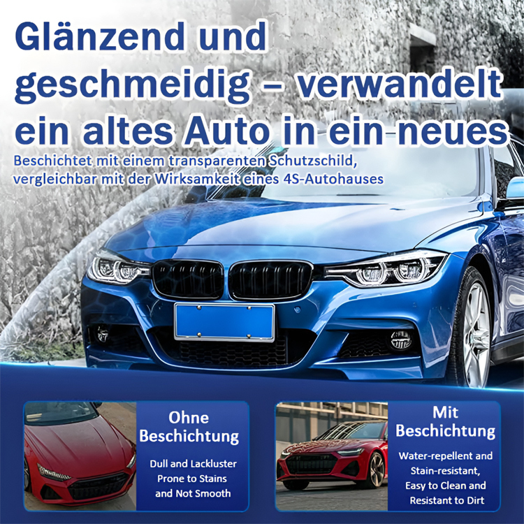 Die neueste Beschichtungstechnologie der NASA muss nur einmal aufgesprüht werden, um den Autolack acht Monate lang glatt und glänzend zu halten, ohne in die Autowaschanlage gehen zu müssen, ohne Schmutz