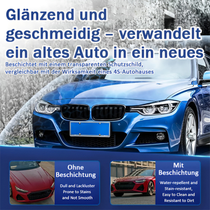 Die neueste Beschichtungstechnologie der NASA muss nur einmal aufgesprüht werden, um den Autolack acht Monate lang glatt und glänzend zu halten, ohne in die Autowaschanlage gehen zu müssen, ohne Schmutz