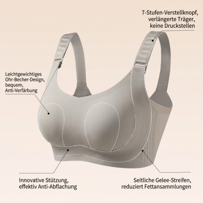 Verstellbarer Minimizer-BH für große Brüste: Stark formend & Herabhängen stoppen