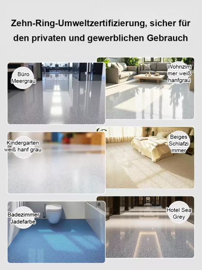 Epoxy colored sand floor paint❤️Anti-slip, mildew-proof, with a durability of more than 15 years