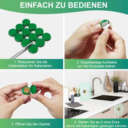 EU REACH und deutsches Blauer Engel-Sicherheitszertifikat, sicher und umweltfreundlich, tötet 99 % der Kakerlaken in 12 Stunden