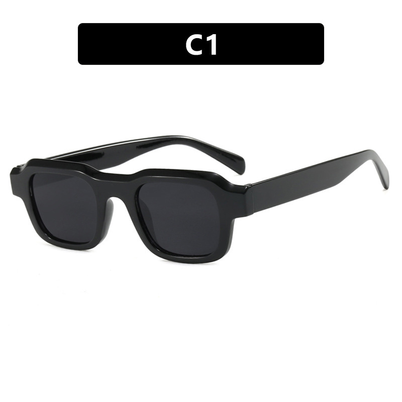 Small frame retro sunglasses, new fashion street photography sunglasses, hip-hop bar parties, ins sunglasses trend