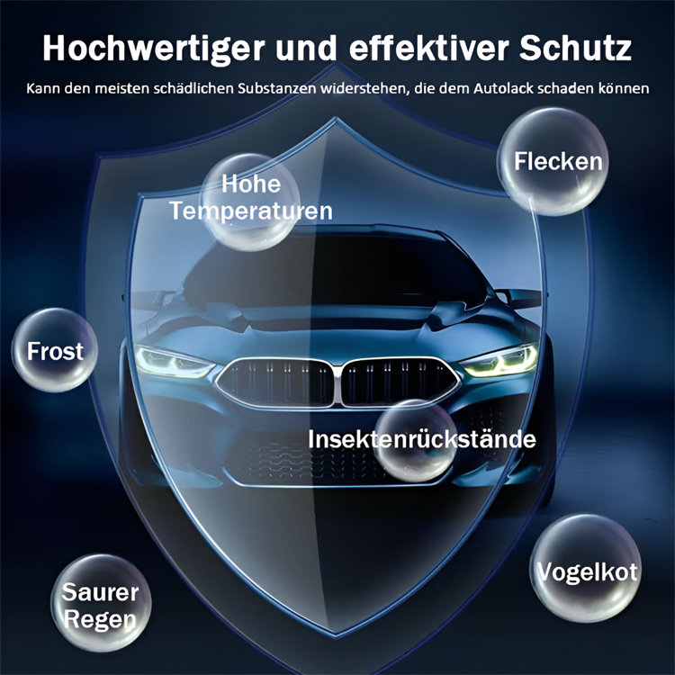 Die neueste Beschichtungstechnologie der NASA muss nur einmal aufgesprüht werden, um den Autolack acht Monate lang glatt und glänzend zu halten, ohne in die Autowaschanlage gehen zu müssen, ohne Schmutz