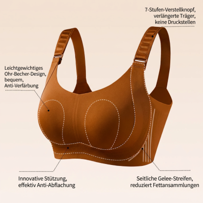Verstellbarer Minimizer-BH für große Brüste: Stark formend & Herabhängen stoppen