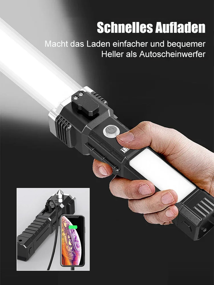 【Speziell für USAR-Team aus den USA】Rettungs- und Flucht-Taschenlampe