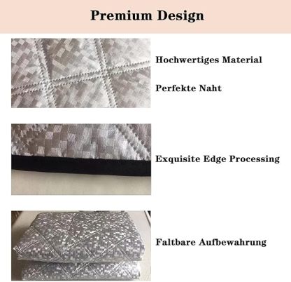 KEELYY Frontscheibenabdeckung Scheibenabdeckung Auto Winter Frostabdeckung Sonnenschutz Auto Frontscheib Autoscheibenabdeckung Winschutzscheiben Abdeckung Groß, 150 x 100cm