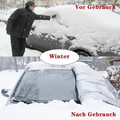 KEELYY Frontscheibenabdeckung Scheibenabdeckung Auto Winter Frostabdeckung Sonnenschutz Auto Frontscheib Autoscheibenabdeckung Winschutzscheiben Abdeckung Groß, 150 x 100cm