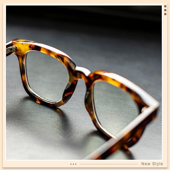 Madison Avenue Blaulichtfilter Brille Damen, Übergroße Computerbrillen zum Spielen, Metallscharnier Blaufilter Brille ohne Sehstärke