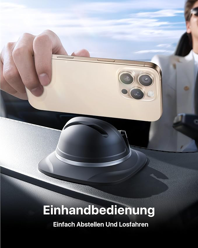 2025 Upgrade Handyhalterung Auto Armaturenbrett [1-Sekunden-Platzierung]