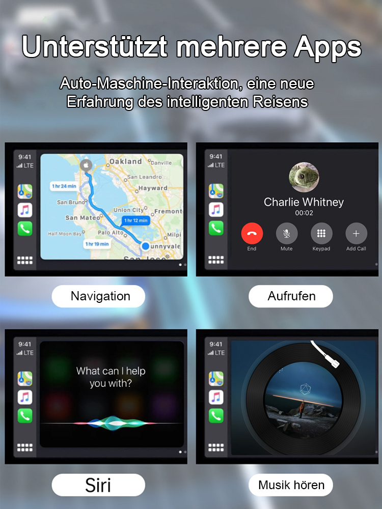 Doppelseitiger Dual-Port CarPlay Wireless-Adapter 🚗📱.