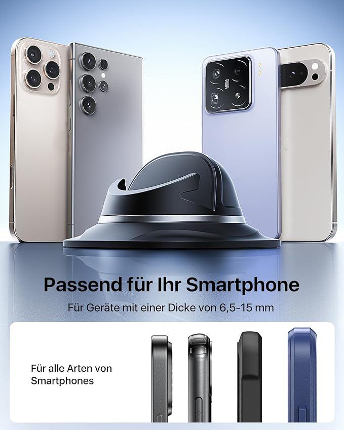 2025 Upgrade Handyhalterung Auto Armaturenbrett [1-Sekunden-Platzierung]