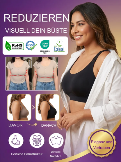 Verstellbarer Minimizer-BH für große Brüste: Stark formend & Herabhängen stoppen