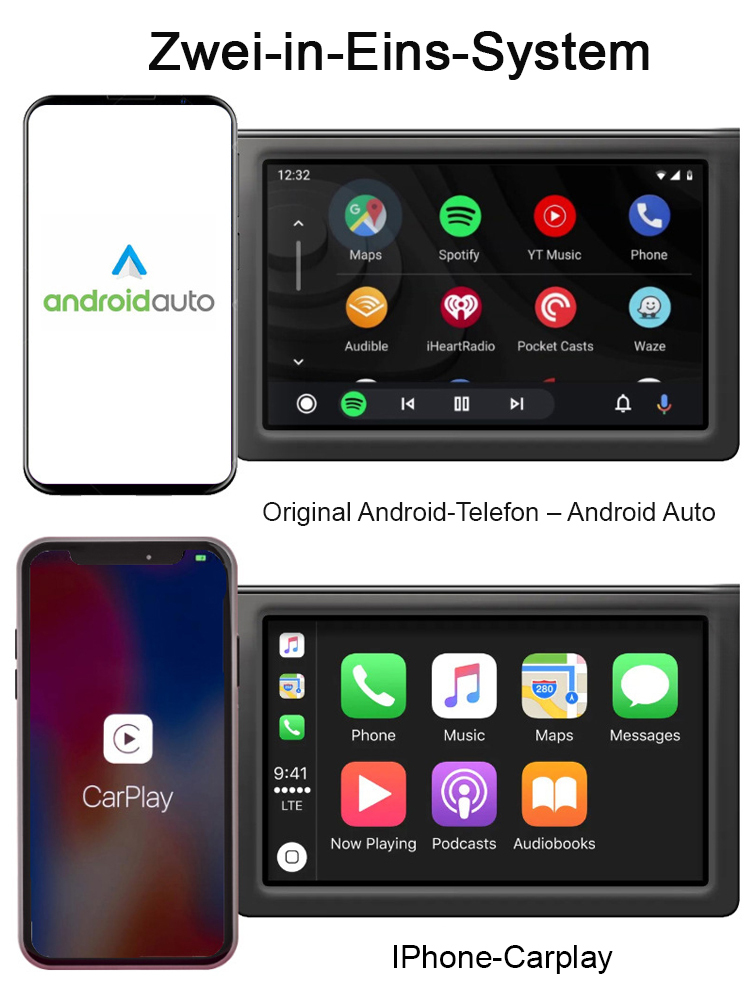 Doppelseitiger Dual-Port CarPlay Wireless-Adapter 🚗📱.