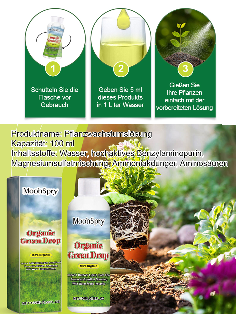 Enthält über zehn verschiedene natürliche Mineralien und Spurenelemente, um die Krankheitsresistenz von Pflanzen zu stärken. 🌿💪✨
