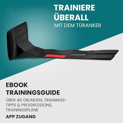 Turnringe Holz Gym Rings + Türanker & Trainings-eBook – Olympische Gymnastik Holzturnringe & Gurte + Markierungen | Turnerringe Gymnastikringe Fitness Ringe Workout Sport | Männer Frauen