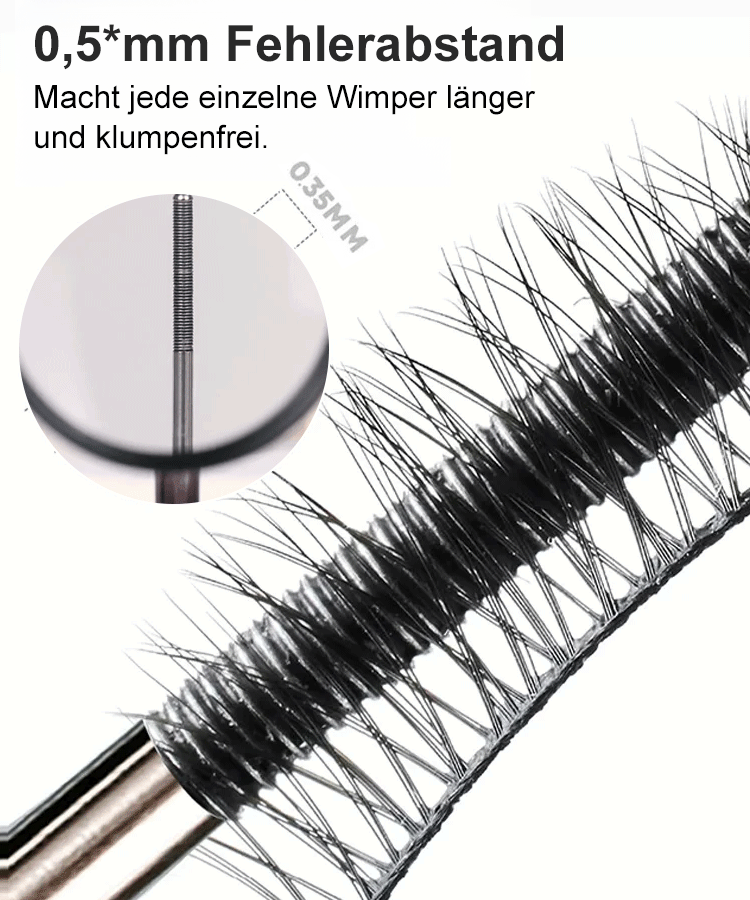 【Vergrößern Sie Ihre Augen】Kleine Stahlrohr-Mascara